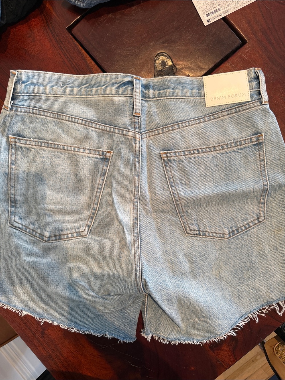 Denim Forum The Ex Boyfriend Mid Thigh Short - Picture 3 of 6